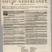 Articles About the Transfer of the New Netherlands
