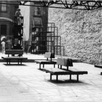 Children at play in vest pocket park, 1968