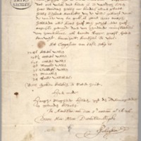 P. Schagen, Letter on the Purchase of Manhattan